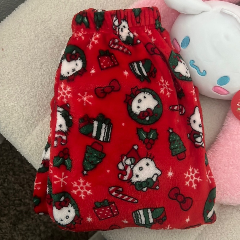 Hello kitty Christmas pajama pants